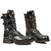 BOTY NEW ROCK M.MR019-S1 ITALI NEGRO, NOMADA NEGRO, MOTOROCK NEGRO ACERO