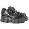 BOTY NEW ROCK  M.131-S1 Itali Negro, NOMADA NEGRO TOWER NEGRO ACERO.