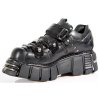 BOTY NEW ROCK  M.131-S1 Itali Negro, NOMADA NEGRO TOWER NEGRO ACERO.
