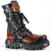 BOTY NEW ROCK M.107-S1 ITALI NEGRO, PULIK FUEGO, REACTOR NEGRO TOBERAS