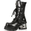 BOTY NEW ROCK M.373-S33 ITALI Y NOMADA NEGRO, PLANING NEGRO M8 ACERO OR Y CAN