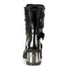 BOTY NEW ROCK M.373-S33 ITALI Y NOMADA NEGRO, PLANING NEGRO M8 ACERO OR Y CAN
