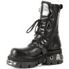 BOTY NEW ROCK M.373-S4 ITALI Y NOMADA NEGRO, REACTOR NEGRO E14 TOBERAS OR Y CAN