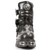 BOTY NEW ROCK M.407-S1 ITALI NEGRO, NOMADA NEGRO, BOX PLANE