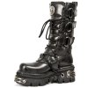 BOTY NEW ROCK M.474-S1  ITALI Y NOMADA NEGRO, REACTOR NEGRO E14 TOBERAS ORI Y CA