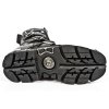 BOTY NEW ROCK M.591-S2  ITALI NEGRO Y PULIK ACERO, REACTOR NEGRO TOBERAS ORI Y C