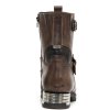 BOTY NEW ROCK M.MR038-C3 ALASKA CUERO ITALI NEGRO CARBONO NEGRO MOTOROCK N