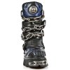 BOTY NEW ROCK M.727-C1 ITALI NEGRO ANTIK AZUL BOX PLANE REACTOR NEGRO TOBE