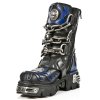 BOTY NEW ROCK M.727-C1 ITALI NEGRO ANTIK AZUL BOX PLANE REACTOR NEGRO TOBE