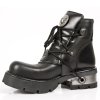BOTY NEW ROCK M.988-S1 ITALI Y NOMADA NEGRO, PLANING NEGRO M3 ACERO ORIF Y CANA