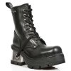 BOTY NEW ROCK M.8355-S1 ITALI NEGRO, PLANING NEGRO M8 ACERO