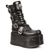 BOTY NEW ROCK M.1473-S3 ITALI NEGRO, SPACE NEGRO