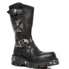 BOTY NEW ROCK M.1601-C1 ITALI NEGRO, REACTOR NEGRO TOBERAS