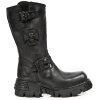 BOTY NEW ROCK M.1601-C8 ITALI NEGRO, REACTOR NEGRO TOBERAS OXIDO MILITAR