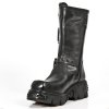 BOTY NEW ROCK M.1601-C8 ITALI NEGRO, REACTOR NEGRO TOBERAS OXIDO MILITAR