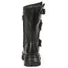 BOTY NEW ROCK M.1601-C8 ITALI NEGRO, REACTOR NEGRO TOBERAS OXIDO MILITAR