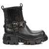 BOTY NEW ROCK M.1621-C8 ITALI NEGRO, REACTOR NEGRO TOBERAS OXIDO MILITAR