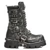 BOTY NEW ROCK M.1619-C3 VINTAGE RASPADO NEGRO REACTOR NEGRO MATRICULA