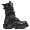 BOTY NEW ROCK M.1619-C1 ITALI NEGRO, PLANING NEGRO M3 OXIDO MILITAR