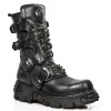 BOTY NEW ROCK M.1619-C1 ITALI NEGRO, PLANING NEGRO M3 OXIDO MILITAR