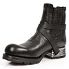 BOTY NEW ROCK M.MR006-C1 BUFALO E ITALI NEGRO, MOTOROCK NEGRO TACON ACERO