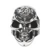 PRSTEN NEW ROCK M.SKULLRING-S1 SKULL RING BIG 24mm Diameter. 537002-N GRAN