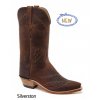 Jama Old West Boots LF1600E SILVERSTON BROWN PULL UP dámská westernová obuv