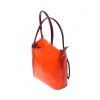 Dámská kožená kabelka Florence 207, barva:Orange/ brown