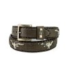 belt 1322s vacuno python castana