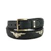 belt 1322s vacuno python black