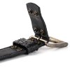 belt 214 crocodile python black (3)