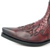 mayura boots rock 2500 red black python (4)