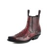 mayura boots rock 2500 red black python