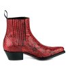 mayura boots marie 2496 red natural phyton (5)
