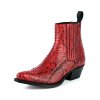 mayura boots marie 2496 red natural phyton