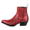 mayura boots marie 2496 red natural phyton (1)