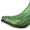 Dámská westernová obuv Mayura Boots Marie 2496 PYTHON NATURAL  VERDE