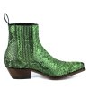 Dámská westernová obuv Mayura Boots Marie 2496 PYTHON NATURAL  VERDE