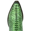 Dámská westernová obuv Mayura Boots Marie 2496 PYTHON NATURAL  VERDE