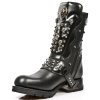 SLEVA BOTY NEW ROCK M.MR019-S1 ITALI NEGRO, NOMADA NEGRO, MOTOROCK NEGRO ACERO