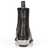 SLEVA - BOTY NEW ROCK M.7953-S4 PITON NEGRO WEST NEGRO ACERO  CAS