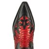 mayura boots rock 2500 black box red python (6)