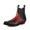 mayura boots rock 2500 black box red python