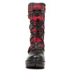 BOTY NEW ROCK M.M.NEOTYRE05T-C1 ITALI NEGRO TELA ESCOCESA ROJO NEOTYRE NEGRO