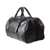 Cestovní kožená taška art. 7503 černá