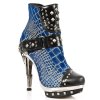 BOTY NEW ROCK M.PUNK003-C7 NOMADA NEGRO PELO COCO AZUL PL ACERO PUNK RECIC