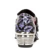 BOTY NEW ROCK M.7960-S6 VINTAGE FLOWER AMERICA, DALLAS NEGRO TACON ACERO