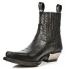 BOTY NEW ROCK M.7953-S4 PITON NEGRO WEST NEGRO ACERO  CAS