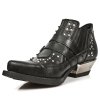 BOTY NEW ROCK M.7956-S1 NOMADA NEGRO ITALI NEGRO WEST NEGRO ACERO TACON AC