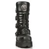 BOTY NEW ROCK M.373MT-C1 ITALI NEGRO,NOMADA NEGRO, PLANING NEGRO M3 ACERO